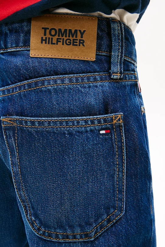 Tommy Hilfiger jeansy regular dziecięce STRAIGHT KB0KB10399.116.122.PPY2 granatowy