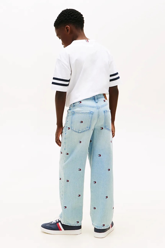 Tommy Hilfiger Kavbojke otroške BAGGY modra KB0KB10417.128.176.PPY2