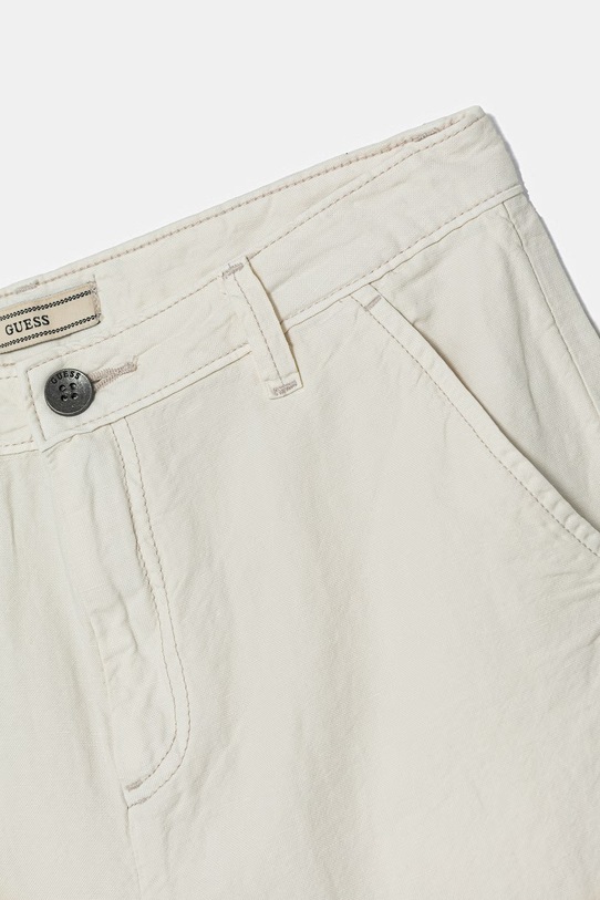 Chłopiec Guess spodnie dziecięce bawełniane L6GB01.WG5G0.PPY2.M beżowy