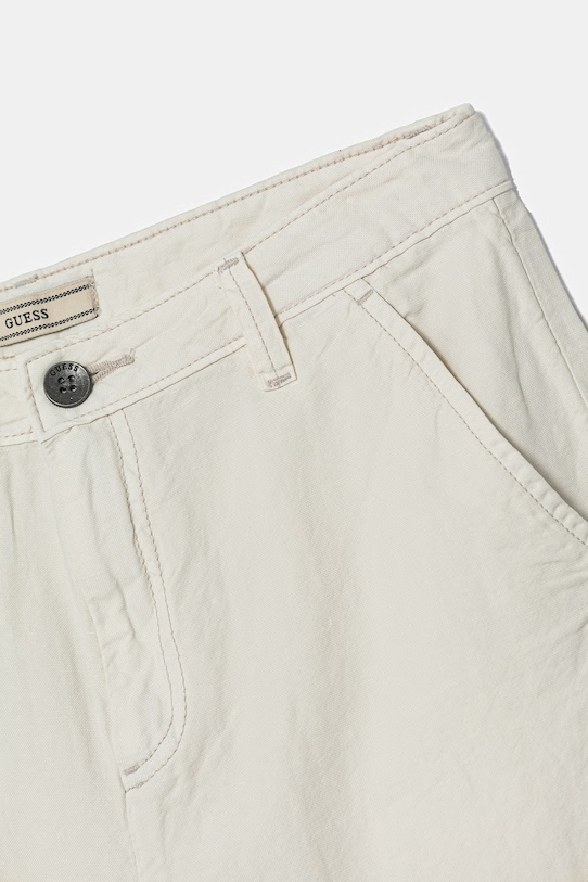 Chłopiec Guess spodnie dziecięce bawełniane L6GB01.WG5G0.PPY2.M beżowy