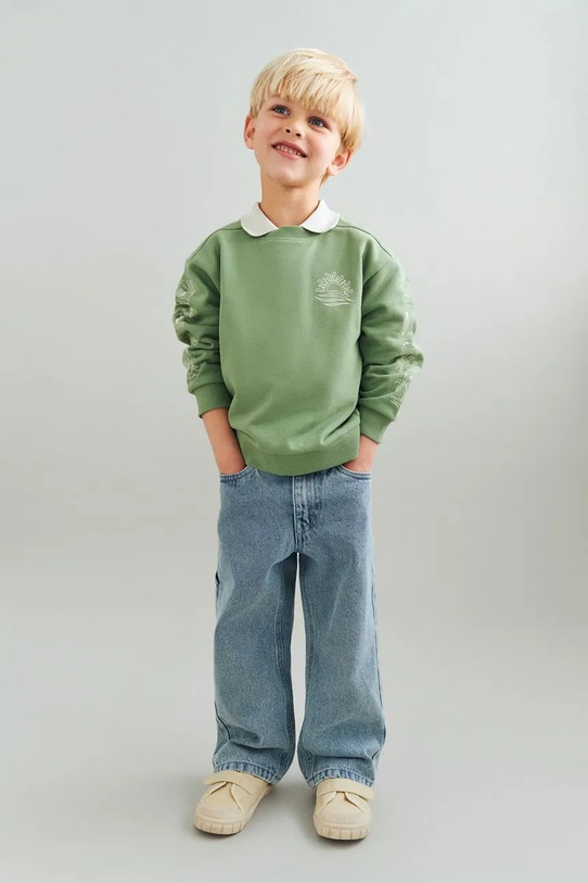 Wheat jeansy dziecięce jeansy niebieski 2770.432.GOTS