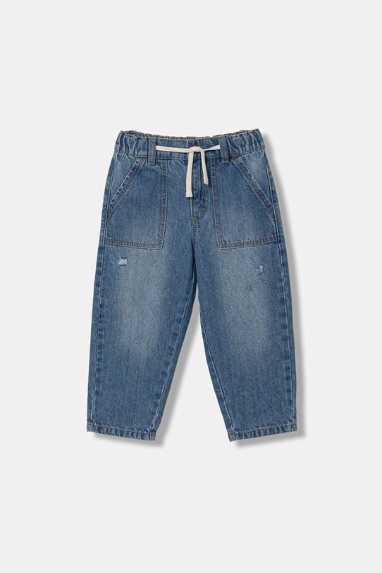 United Colors of Benetton jeansy jogger dziecięce granatowy 4DW2GF02W.P.Stagionale