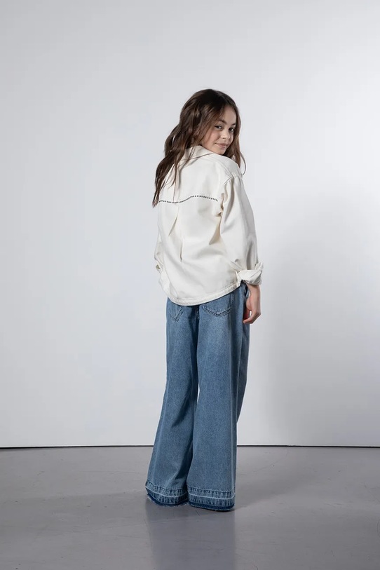 Coccodrillo jeansy wide leg dziecięce WC6123104CJG