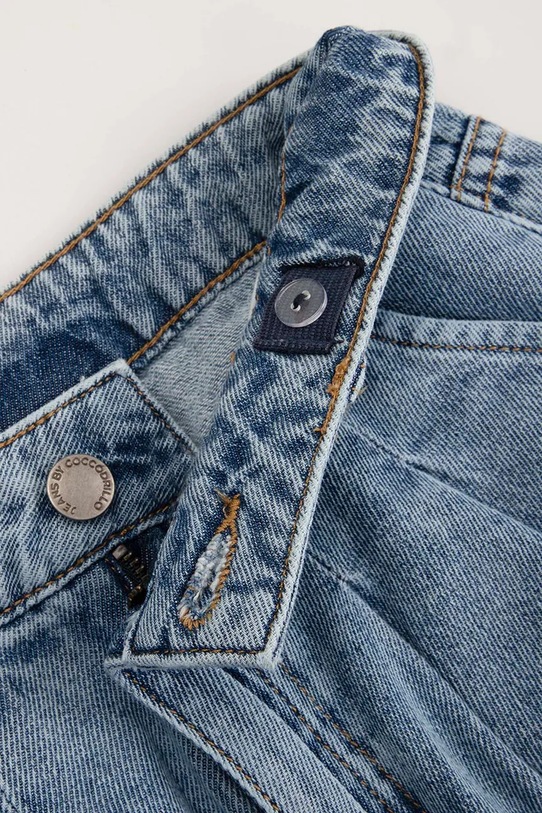 Coccodrillo jeansy wide leg dziecięce niebieski WC6123104CJG