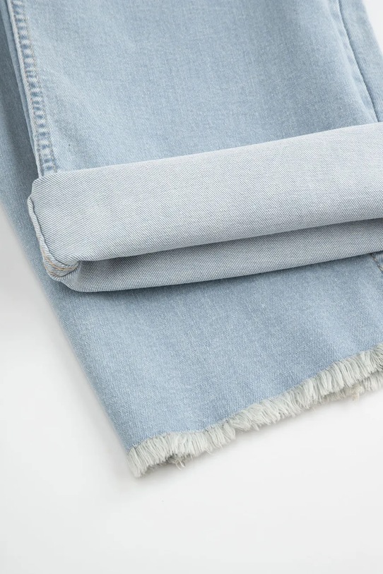 Coccodrillo jeansy wide leg dziecięce niebieski WC6123106CJG