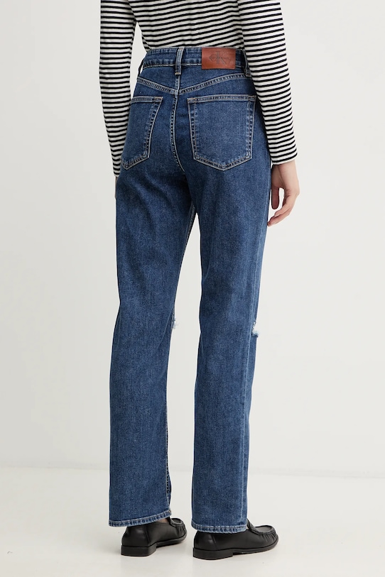 Ρούχα Τζιν παντελόνι Calvin Klein Jeans LV047E614G σκούρο μπλε