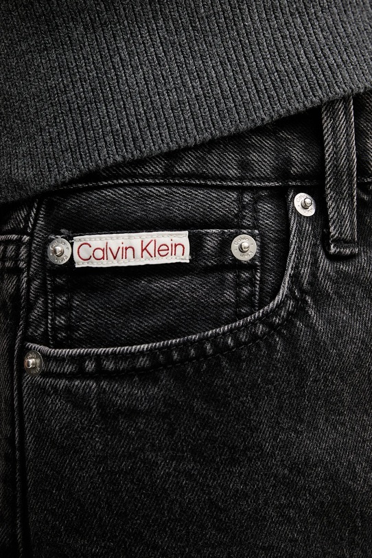 Τζιν παντελόνι Calvin Klein Jeans μαύρο LV047E627G