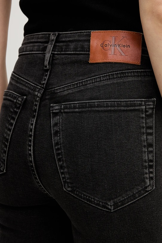Τζιν παντελόνι Calvin Klein Jeans μαύρο LV047E632G