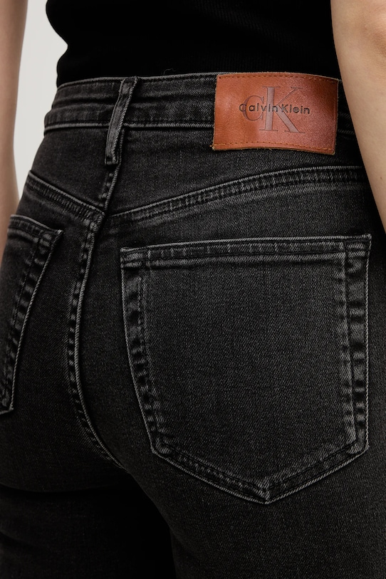 Τζιν παντελόνι Calvin Klein Jeans μαύρο LV047E632G