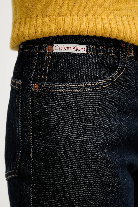 Calvin Klein Jeans jeansy LV047E707G granatowy