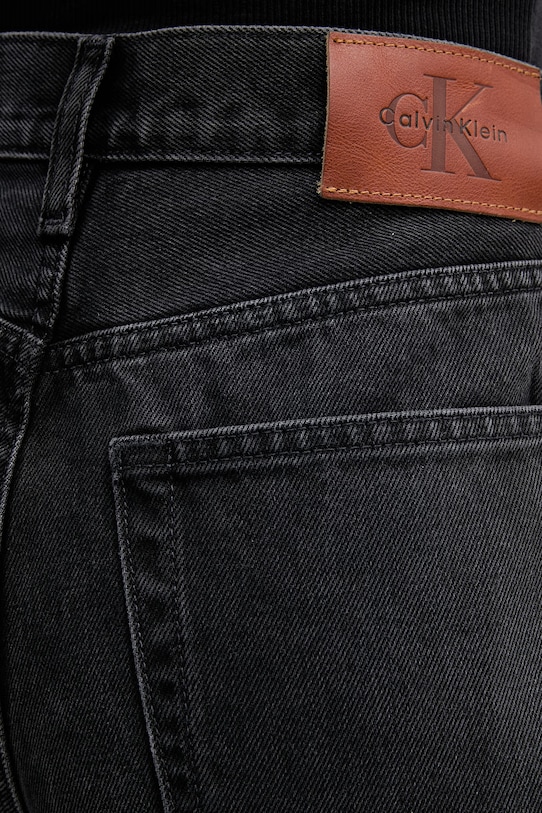 Τζιν παντελόνι Calvin Klein Jeans μαύρο LV047E700G