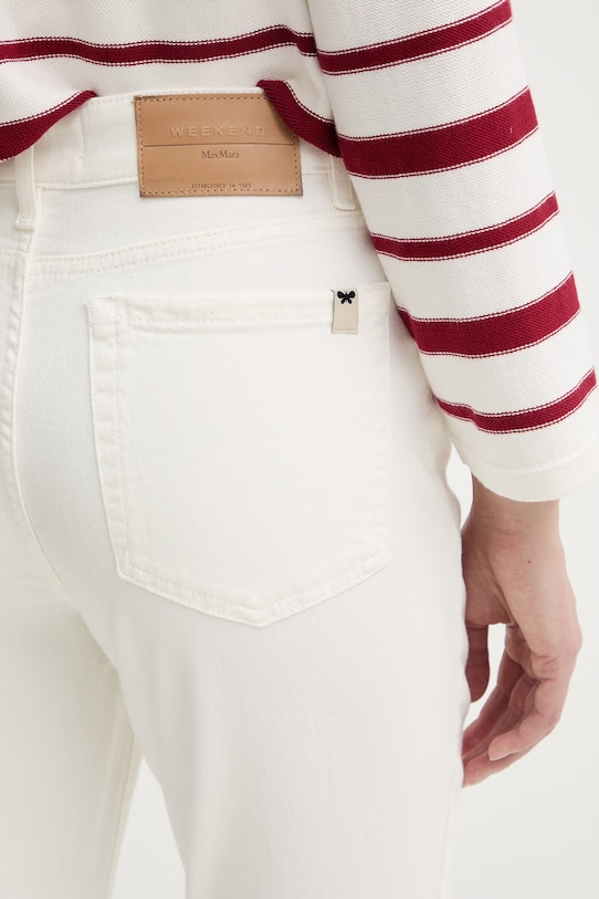 Weekend Max Mara jeansy ABITURO beżowy 2615131151600