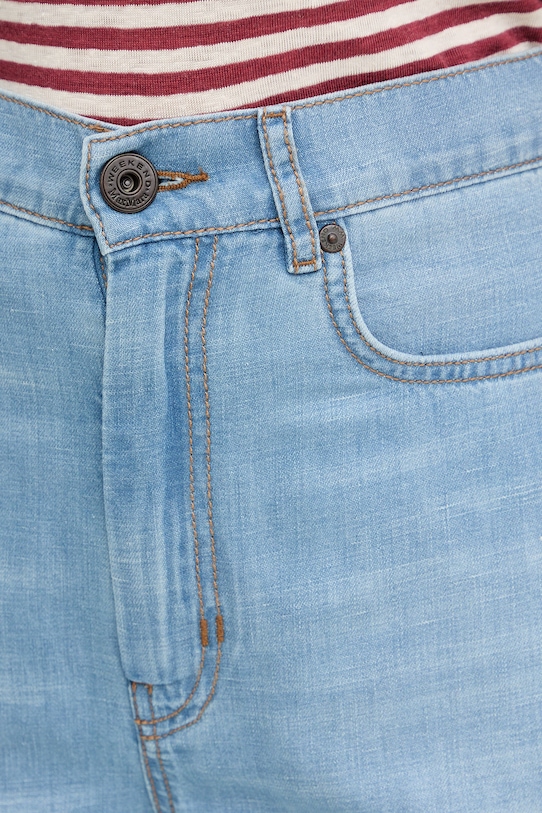 Weekend Max Mara jeansy wide leg damskie LATINO niebieski 2615181012600