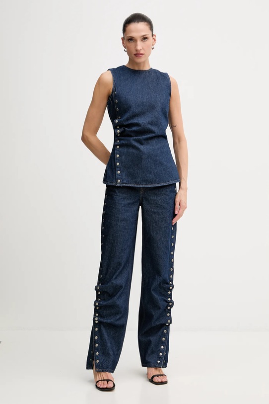Rotate jeansy 114816D03 granatowy SS26