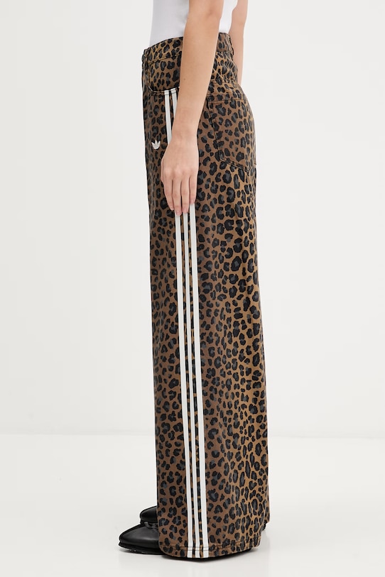 Džíny adidas Originals hnědá KA2680