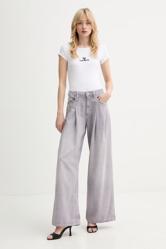 BOSS Orange jeansy C SLOUCHY 2PL MR 1.0 50552522 fioletowy SS26