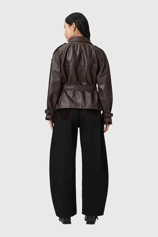 AllSaints jeansy czarny W073ED