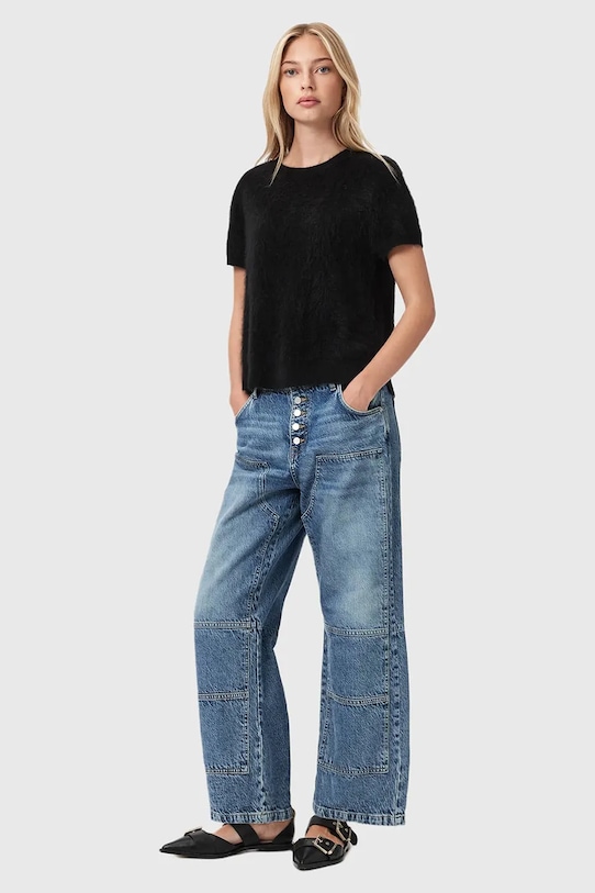 Odzież AllSaints jeansy W041EE niebieski