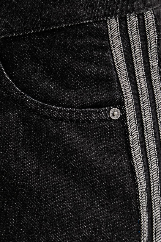 Τζιν παντελόνι adidas Originals Firebird μαύρο KD2905