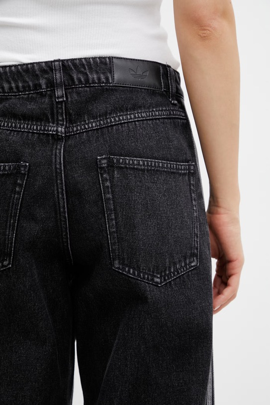 adidas Originals Firebird jeans dritti da donna nero KD2909