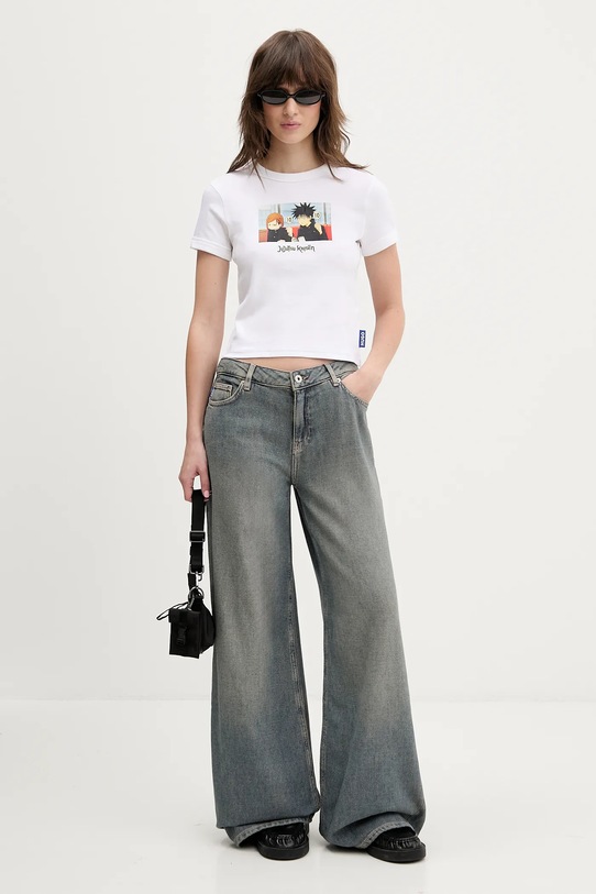 Hugo Blue jeansy Gobana_1_B 50554071 niebieski SS26