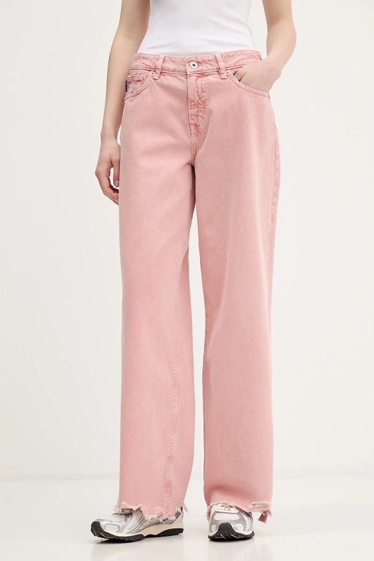 Τζιν παντελόνι Hugo Blue Gamala_2_B ροζ 50554725