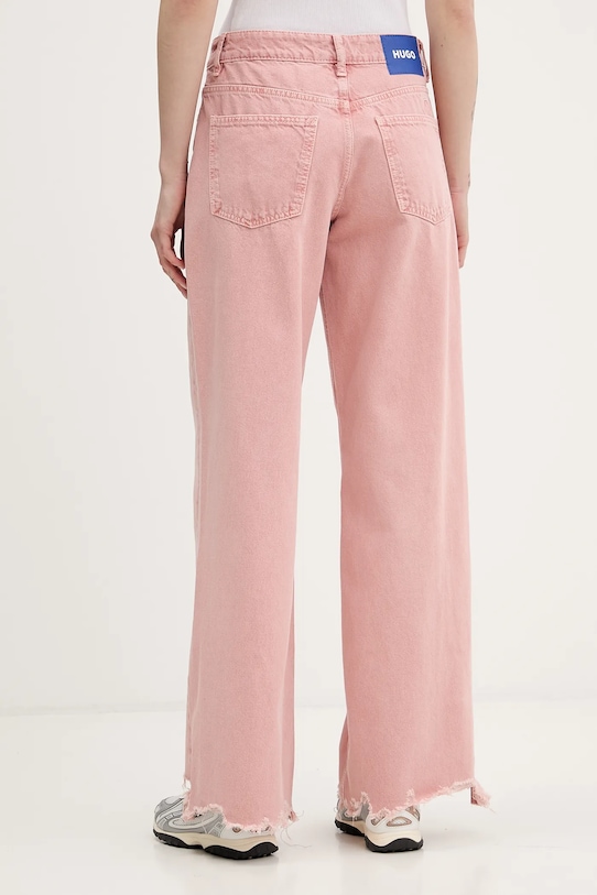 Ρούχα Τζιν παντελόνι Hugo Blue Gamala_2_B 50554725 ροζ