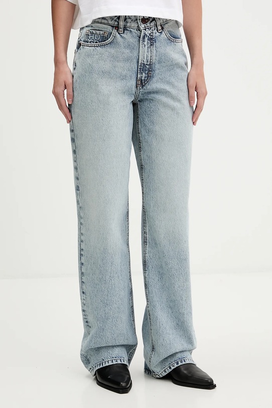 HUGO jeansy 937_14 niebieski 50556481