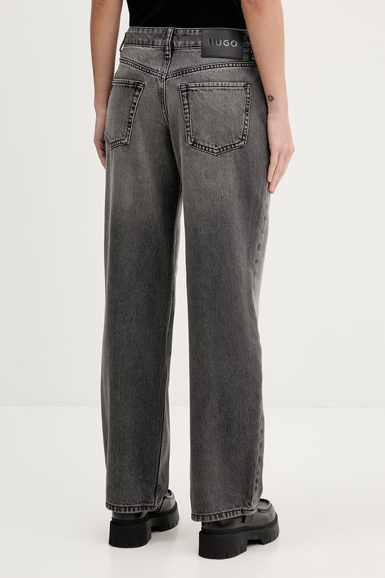 Одежда HUGO джинсы straight для женщин Gilissi_5 50559124 серый