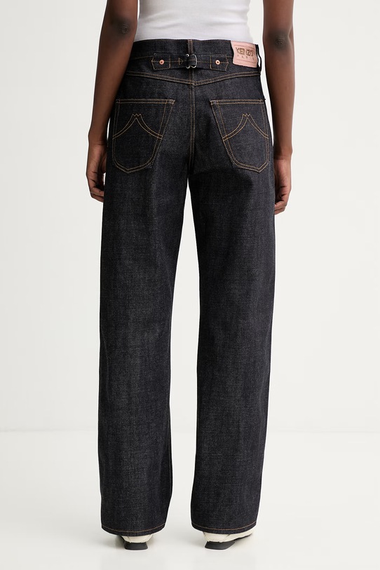 Odzież Kenzo jeansy bawełniane FG52DP2366Q0 granatowy