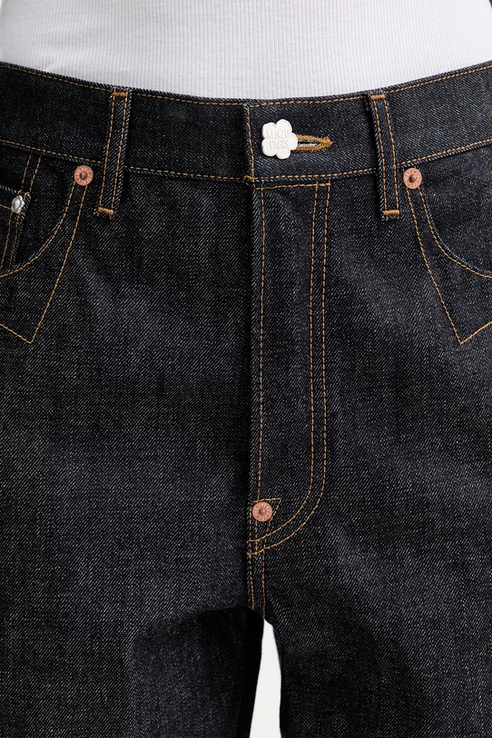 Kenzo jeansy bawełniane granatowy FG52DP2366Q0