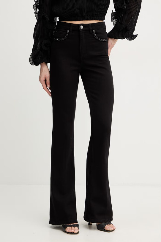 Guess jeansy BELLE czarny W6RA1Q.D7080