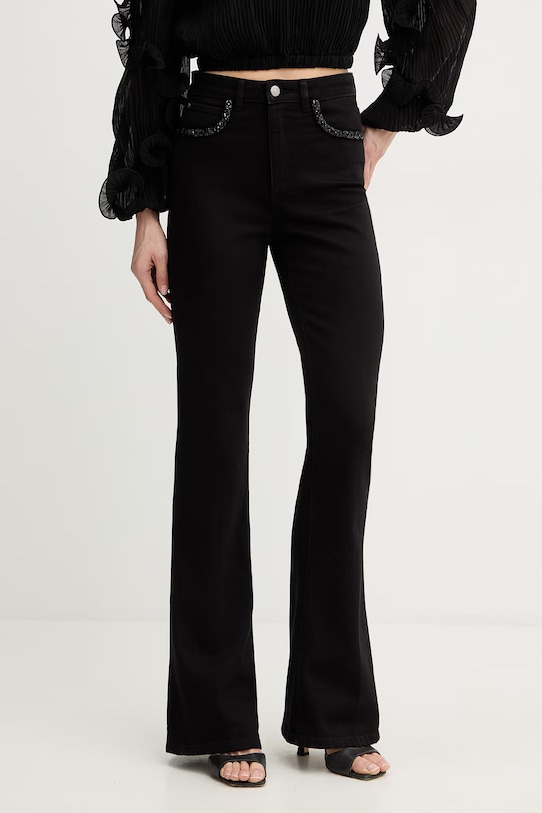 Guess jeansy BELLE czarny W6RA1Q.D7080