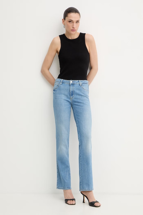 Τζιν παντελόνι Guess W6RA15.D6882 μπλε SS26