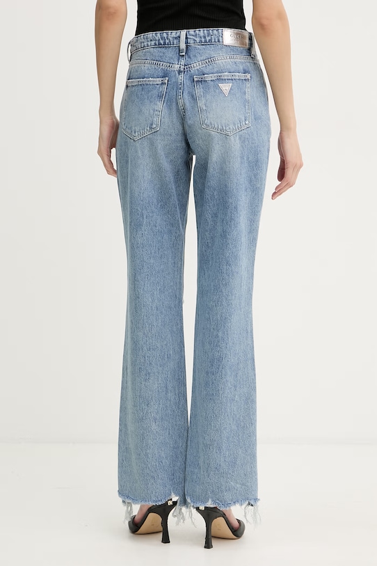 Odjeća Guess ravne traperice ženske W6RA33.D3Y0U plava