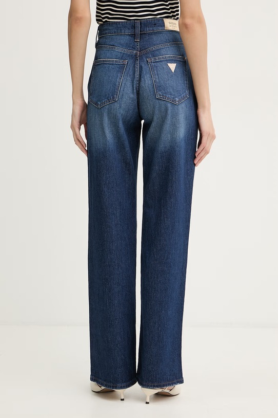 Odjeća Guess straight traperice ženske W6RA33.D6831 mornarsko plava