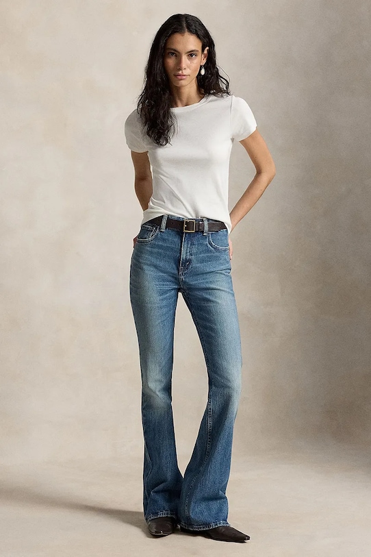 Odzież Polo Ralph Lauren jeansy 211969373 niebieski