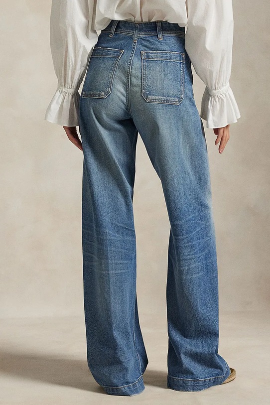 Odzież Polo Ralph Lauren jeansy 211A96155 niebieski