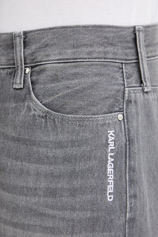 Τζιν παντελόνι Karl Lagerfeld IKON B1W10040 γκρί