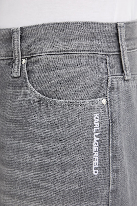 Τζιν παντελόνι Karl Lagerfeld IKON B1W10040 γκρί