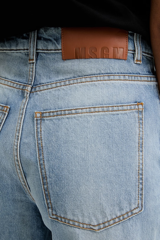 MSGM jeansy niebieski 4041MDP239L.267279