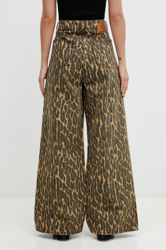 Odzież GANNI jeansy A1100033 zielony