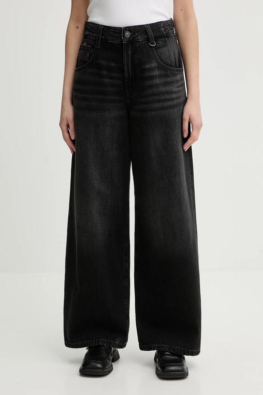 G-Star jeansy Skater High Loose Planet friendly czarny D25286.D933