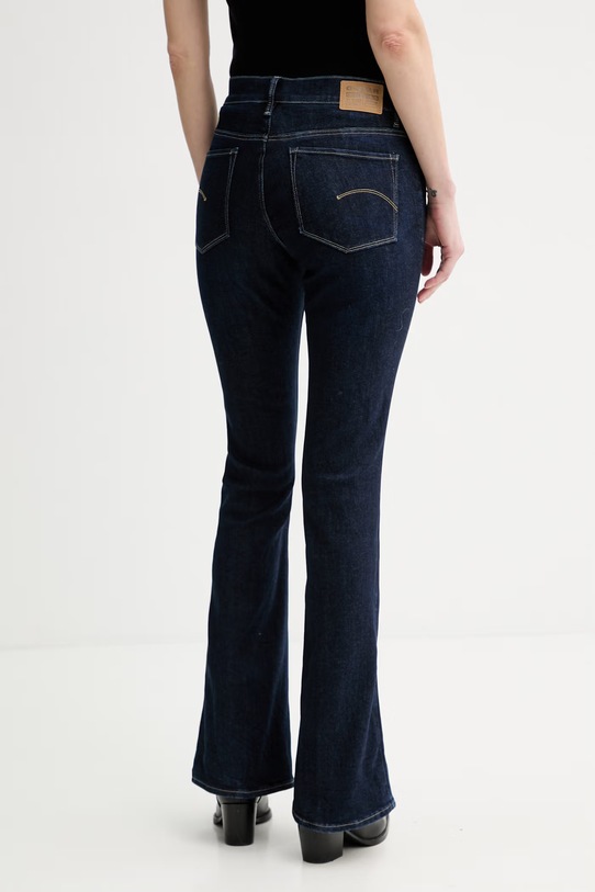 Odzież G-Star jeansy 3301 Flare D21290.8968 granatowy