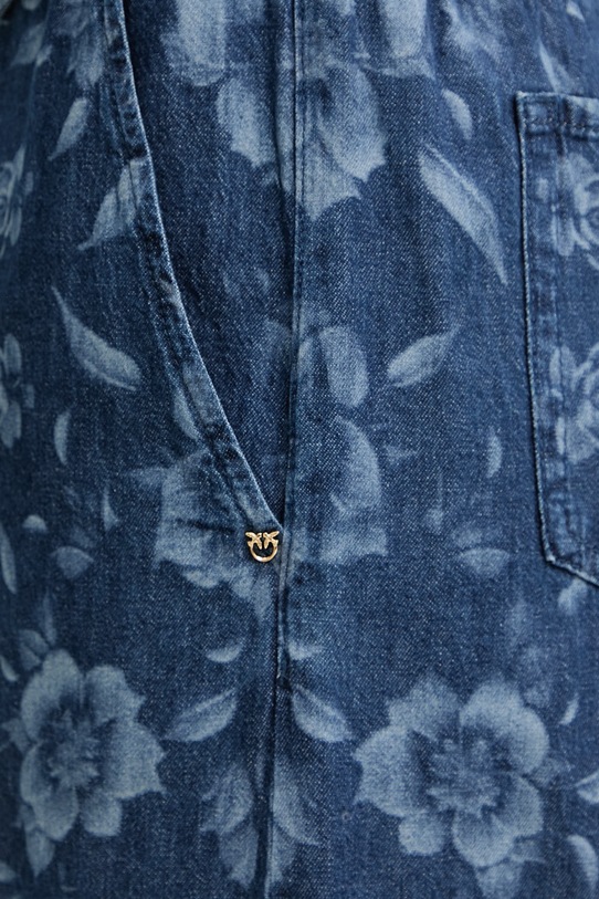 Pinko jeansy wide leg damskie niebieski 105787.A342