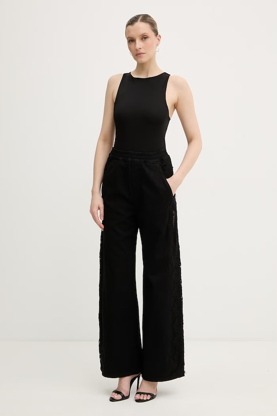 Pinko spodnie damskie 106422.A33U czarny SS26