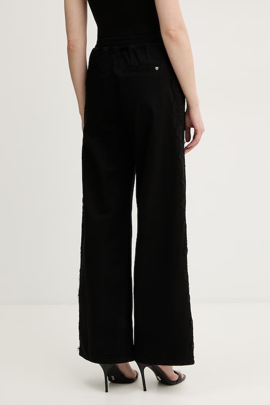 Odzież Pinko spodnie damskie 106422.A33U czarny