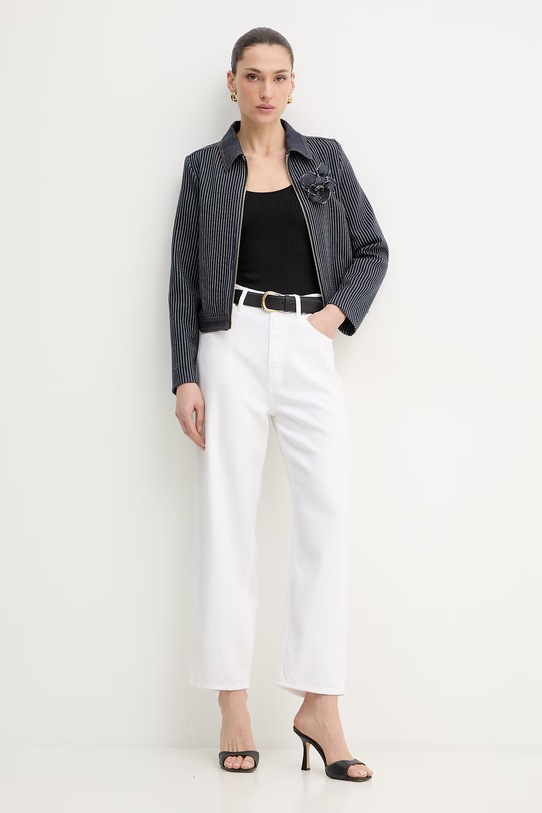 Τζιν παντελόνι Pinko 103857.A3E1 λευκό SS26