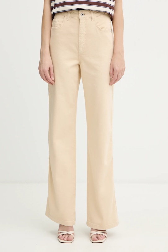 Patrizia Pepe jeansy beżowy 8P0487.D006