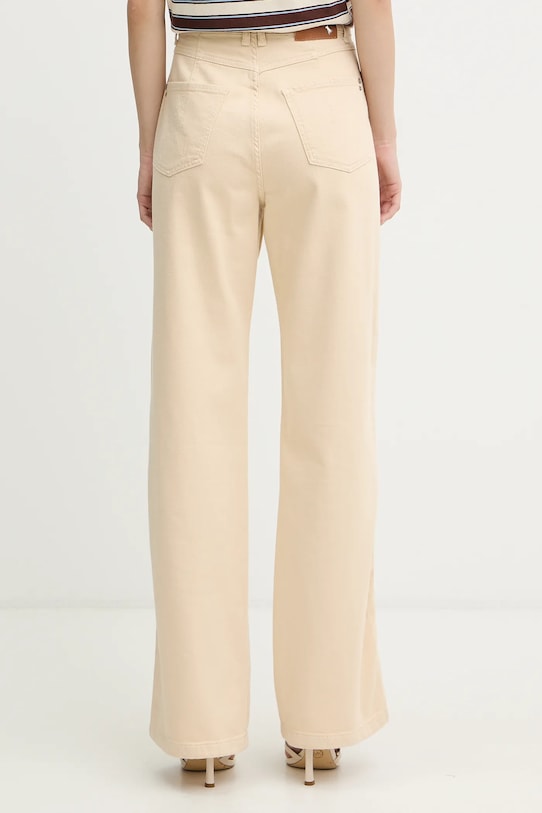 Odzież Patrizia Pepe jeansy 8P0487.D006 beżowy